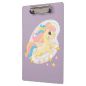 Porte-bloc Joli licorne jaune (Gauche)