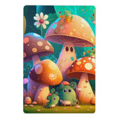 Porte-bloc Joli mini porte - bloc champignons (Dos)