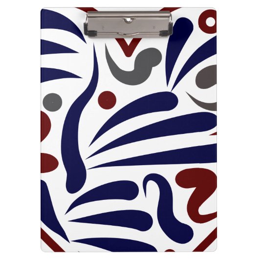 Porte-bloc Joli motif abstrait (Devant)