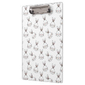 Porte-bloc Joli Motif lapin blanc de Pâques (Gauche)