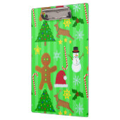 Porte-bloc Joli Noël Collage Motif de vacances (Gauche)