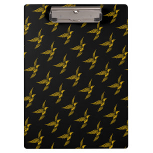 Porte-bloc Joli noir vintage d'aigle motif