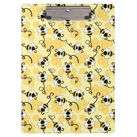 Porte-bloc Joli petit motif abeilles (Devant)
