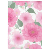 Porte-bloc Joli rose Fleur esthétique Serene Floral Charme (Dos)