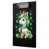 Porte-bloc Joli Shamrock Licorne St Patrick (Gauche)