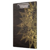 Porte-bloc Jolie fleur tendance henné design dessiné à la mai (Gauche)