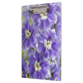 Porte-bloc Jolie florale de Delphinium violet (Gauche)