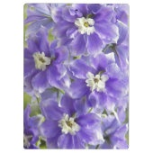 Porte-bloc Jolie florale de Delphinium violet (Dos)