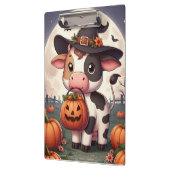Porte-bloc Jolie vache sorcière Halloween (Gauche)