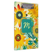 Porte-bloc Jolies fleurs d'art populaire Monogrammé (Swatch)