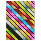Porte-bloc Jolies rayures colorées (Dos)