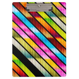 Porte-bloc Jolies rayures colorées