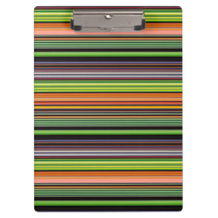 Porte-bloc Jolies rayures noires colorées