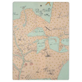 PORTE-BLOC JOLLIET : L'AMÉRIQUE DU NORD 1674 (Dos)