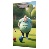 Porte-bloc Jolly Lawn Bowler Man, (Gauche)