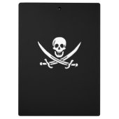 Porte-bloc Jolly roger drapeau de pirate (Dos)