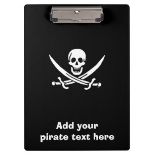 Porte-bloc Jolly roger drapeau de pirate