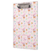 Porte-bloc Jote Monogram rose Rabbit & Bee Garden Motif (Gauche)