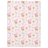 Porte-bloc Jote Monogram rose Rabbit & Bee Garden Motif (Dos)