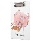 Porte-bloc Jouer porc dans une flaque boueuse (Gauche)