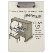 Porte-bloc Jouer sur (Devant)