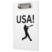 Porte-bloc joueur de baseball américain utilisant dot comme b (Gauche)