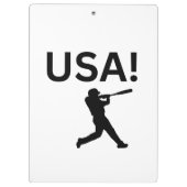 Porte-bloc joueur de baseball américain utilisant dot comme b (Dos)