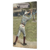 Porte-bloc Joueur de baseball lancé à la deuxième base (Gauche)