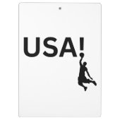 Porte-bloc joueur de basket-ball américain (Dos)