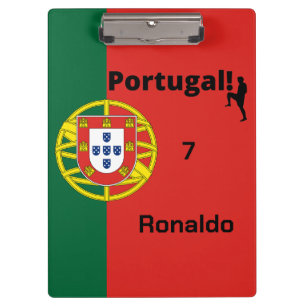 Porte-bloc Joueur de football portugais personnalisable