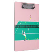 Porte-bloc Joueur de Match Art Moderne Pink Green (Swatch)