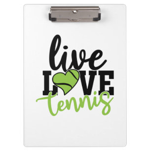 Porte-bloc Joueur de Tennis Vivez Amour Tennis