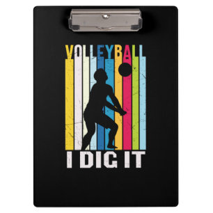 Porte-bloc Joueur de volley-ball Volley-ball J'adore