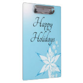 Porte-bloc Joyeuses fêtes avec l'art des flocs de neige (Swatch)