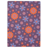 Porte-bloc Joyeuses Fleurs Rétro mignonnes les années 70 Hipp (Dos)