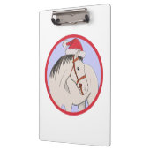 Porte-bloc Joyeux Cheval de Noël (Gauche)