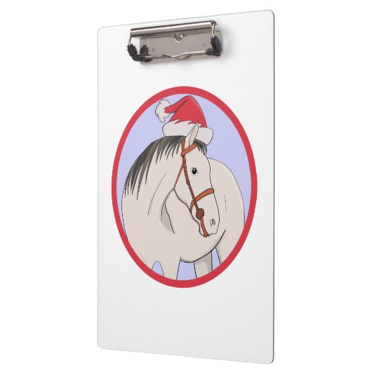 Porte-bloc Joyeux Cheval de Noël (Gauche)