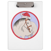 Porte-bloc Joyeux Cheval de Noël (Devant)