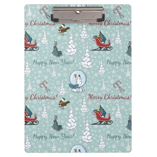Porte-bloc Joyeux motif de Noël (Devant)