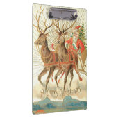 Porte-bloc Joyeux Noël (Père Noël et son renne) (Swatch)