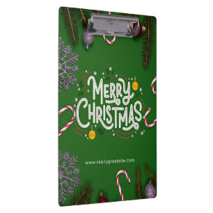 Porte-bloc Joyeux Noël Presse-papiers