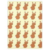 Porte-bloc Joyeux Porte - bloc lapin de Pâques (Dos)