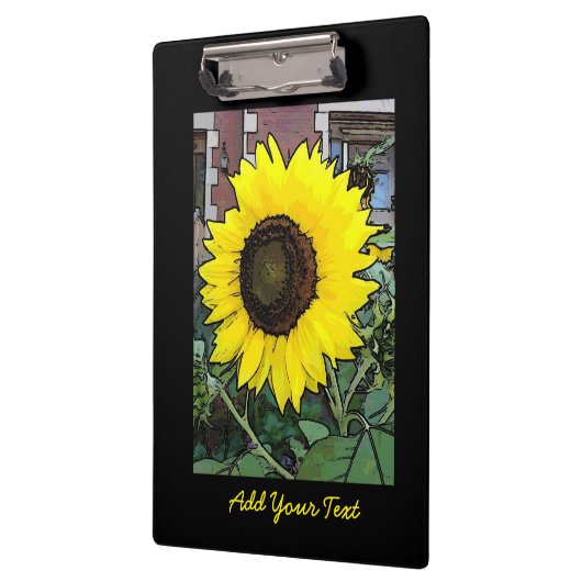 Porte-bloc Joyeux tournesol d'anniversaire (Gauche)