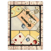 Porte-bloc Jumbled Assortiment of Games of Chance (Dos)