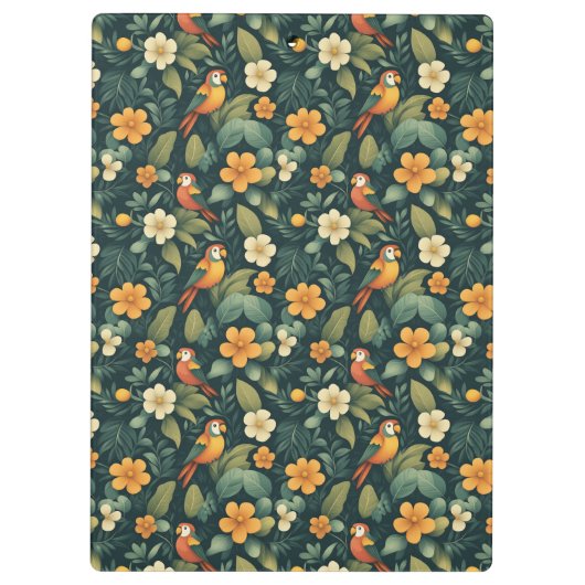 Porte-bloc Jungle de perroquets (Dos)