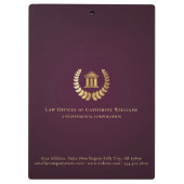 Porte-bloc Juridique Professionnel Avocat (Dos)