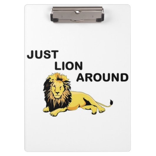 PORTE-BLOC JUSTE LION AUTOUR (Devant)