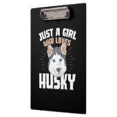 Porte-bloc Juste Une Fille Qui Aime Husky (Gauche)