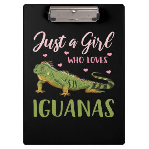 Porte-bloc Juste Une Fille Qui Aime Les Iguanas