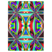 Porte-bloc Kaleidoscope Abstrait Design coloré-11438 (Dos)